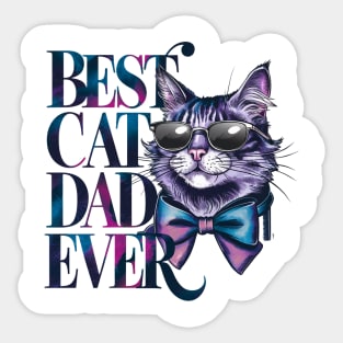 Best Cat Dad Ever Sticker